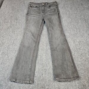 Rag & Bone Dime Flare Leg Grey Faded‎ Jeans W2015K502DIM Size 29 Made in USA